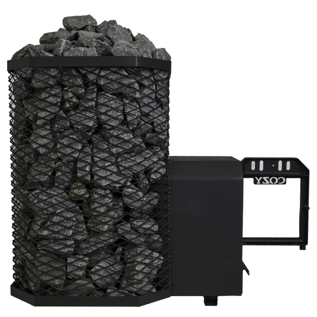 Wood-burning stove for bath and sauna COZY 18 TW remote firebox