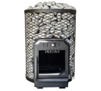 Wood-burning stove for bath and sauna COZY 18 O-TW remote firebox