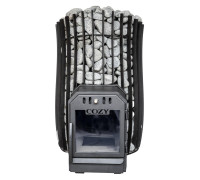 Wood-burning stove for bath and sauna COZY 18 SW-TW remote firebox