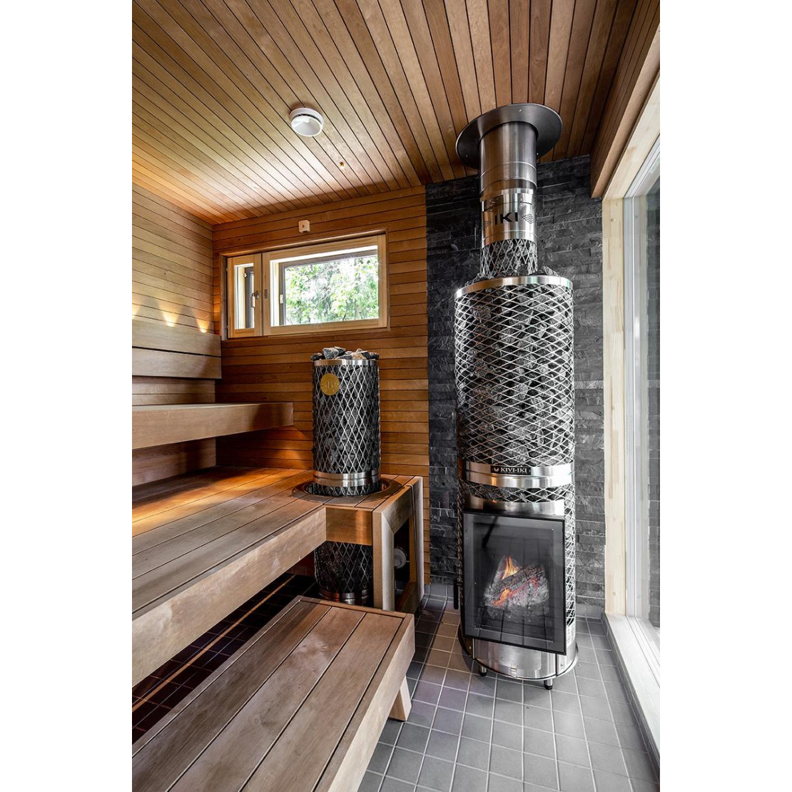 Wood-burning sauna stove IKI KIVI 15 - 30