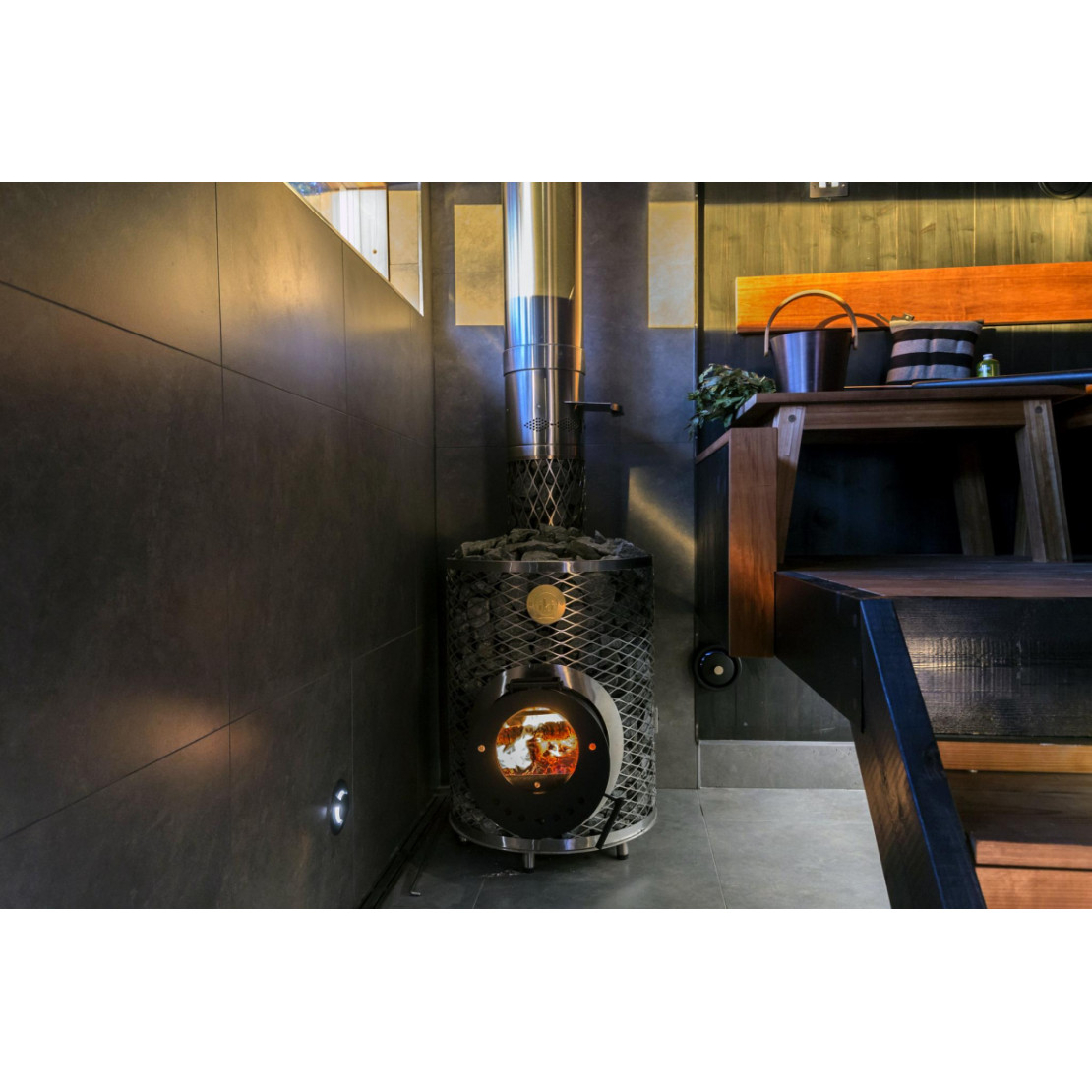 Wood-burning sauna stove IKI Original 30
