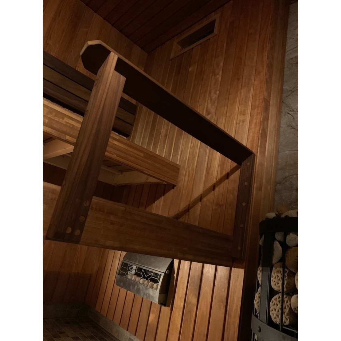 Climate control for bath and sauna SAUNUM Base S steel + remote control white