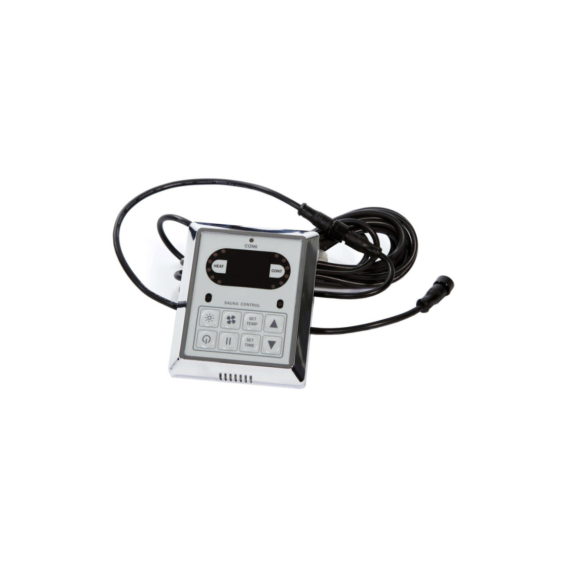 EcoFlame LD90 9 kW electric heater and CON6 remote control