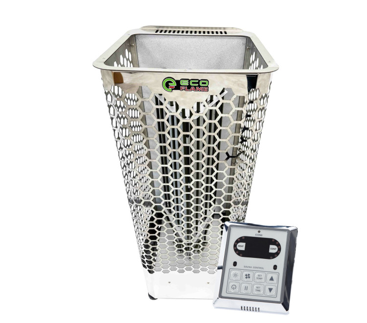 Electric heater for bath and sauna Ecoflame LD60 6 kW + remote control CON6