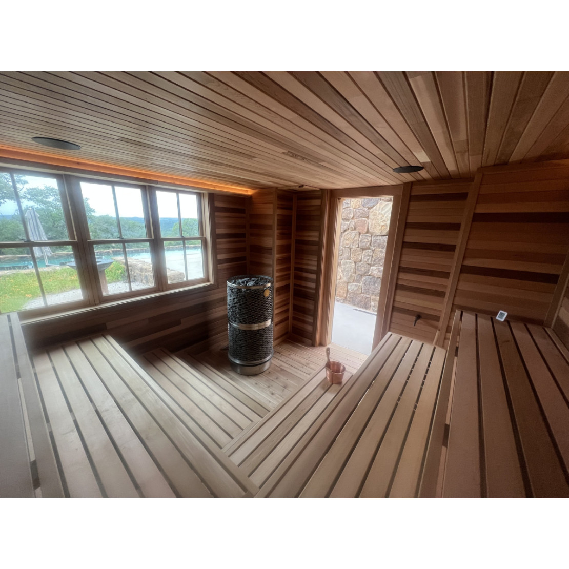 Electric sauna stone IKI Pillar 36