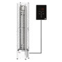 Sawo TOWER ROUND TH5-80Ni2-P electric stone + Saunova 2.0 remote control