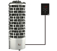Electric stove Sawo Aries ARI3-90Ni2-P + remote control Saunova 2.0