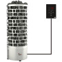 Electric stone sawo Aries ARI3-90Ni2-P + remote control Saunova 2.0