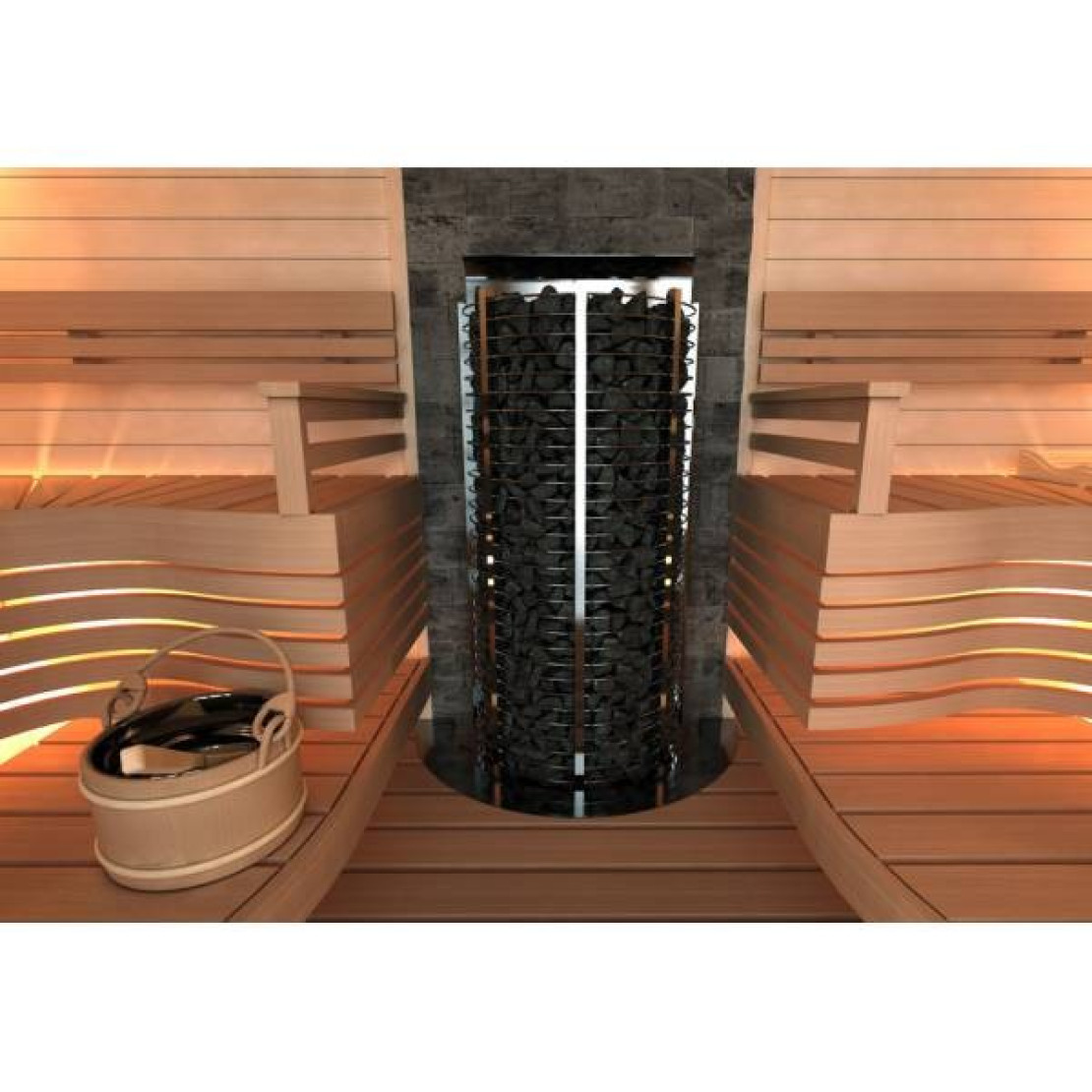 Электрокаменка Sawo TOWER WALL TH3-60NS-WL-P