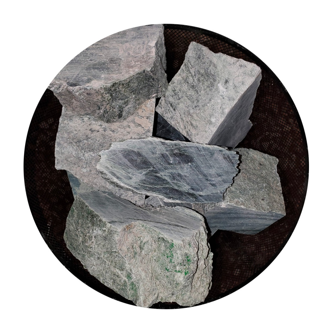 Chopped and sawn jade 10-16 cm / 10 kg