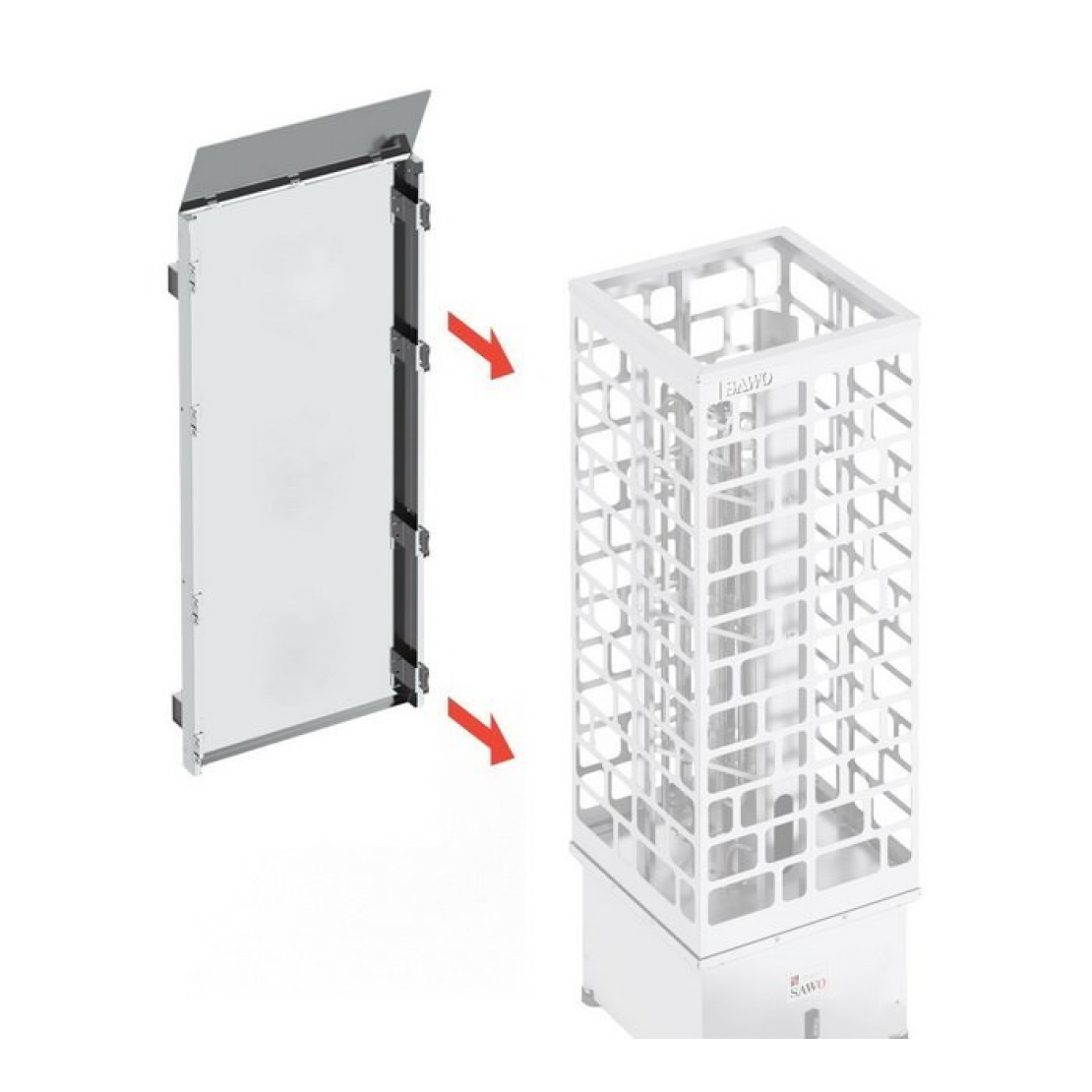 Sawo Cubos CUB-PROCOV-WL wall fence