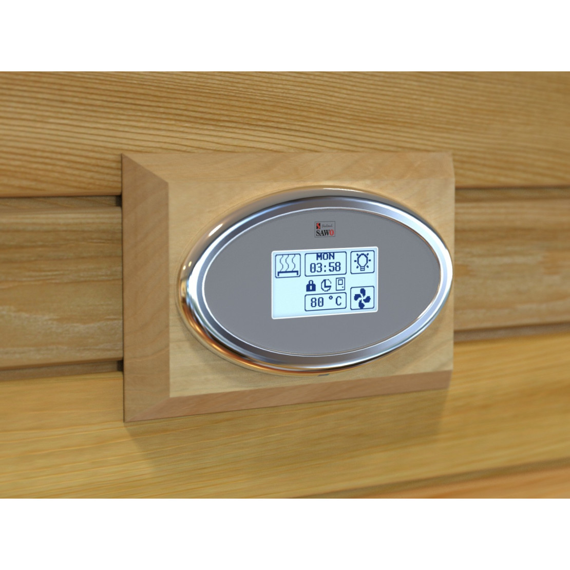 Remote control holder SAWO INNOVA TOUCH / INNOVA CLASSIC (cedar)