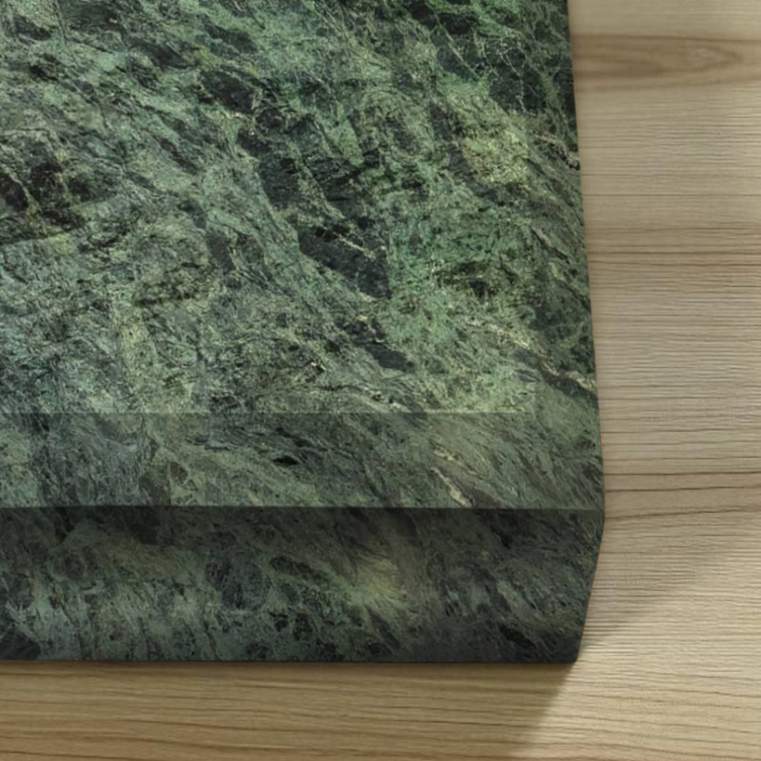 Плитка серпентинит прямоугольная 450x290x30 мм.