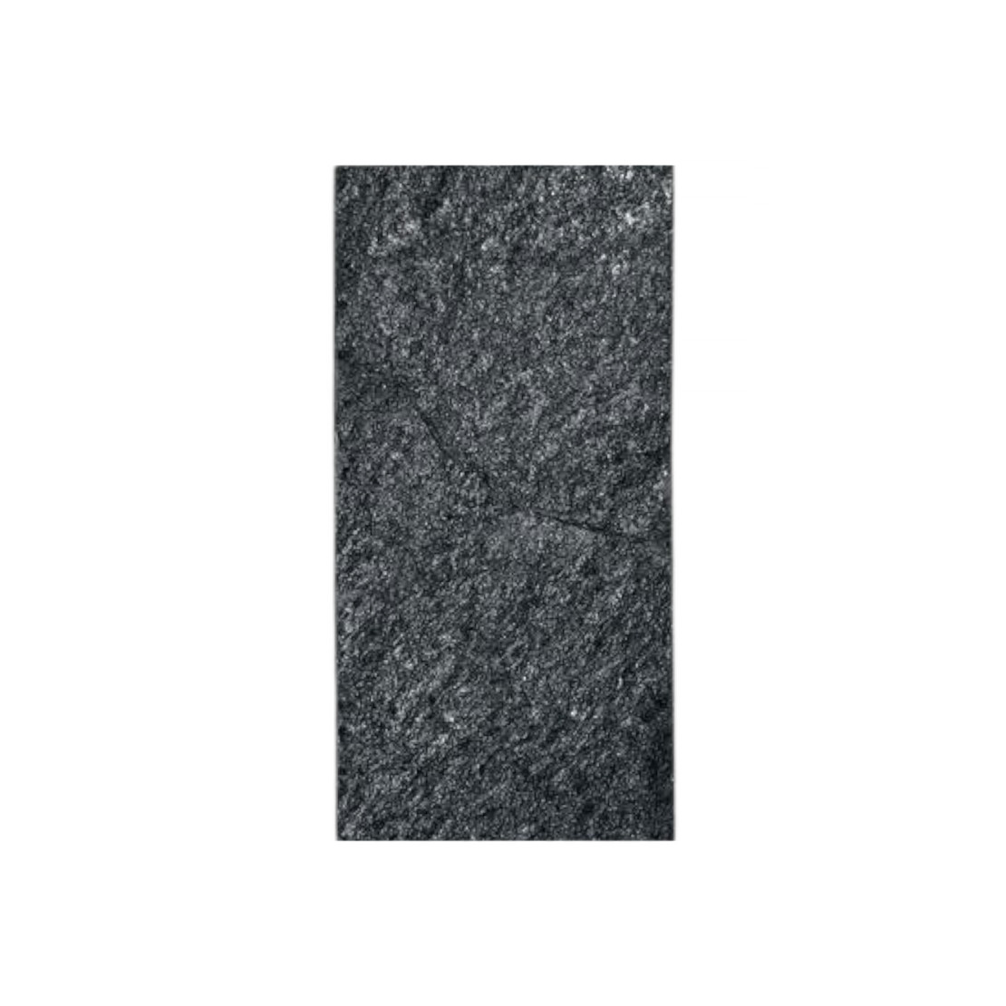 Talcomagnesite tile, rectangular, torn surface, 200x100x10-15 mm