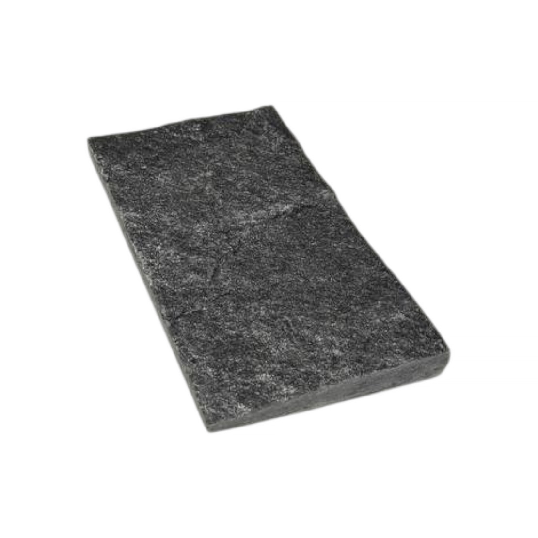 Talcomagnesite tile, rectangular, torn surface, 200x100x10-15 mm