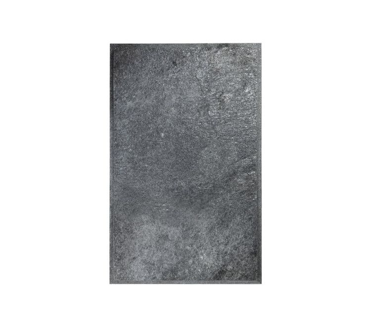 Talcomagnesite tile, rectangular, torn surface, 450x300x20 mm