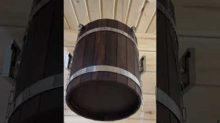 Відро-водоспад зі сталевим кріпленням #sauna #tesli #вседлясауни
