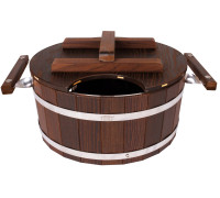Steamer Thermal 15 L with stainless steel insert with a lid