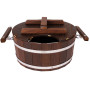 Steamer Thermal 15 L with stainless steel insert with a lid