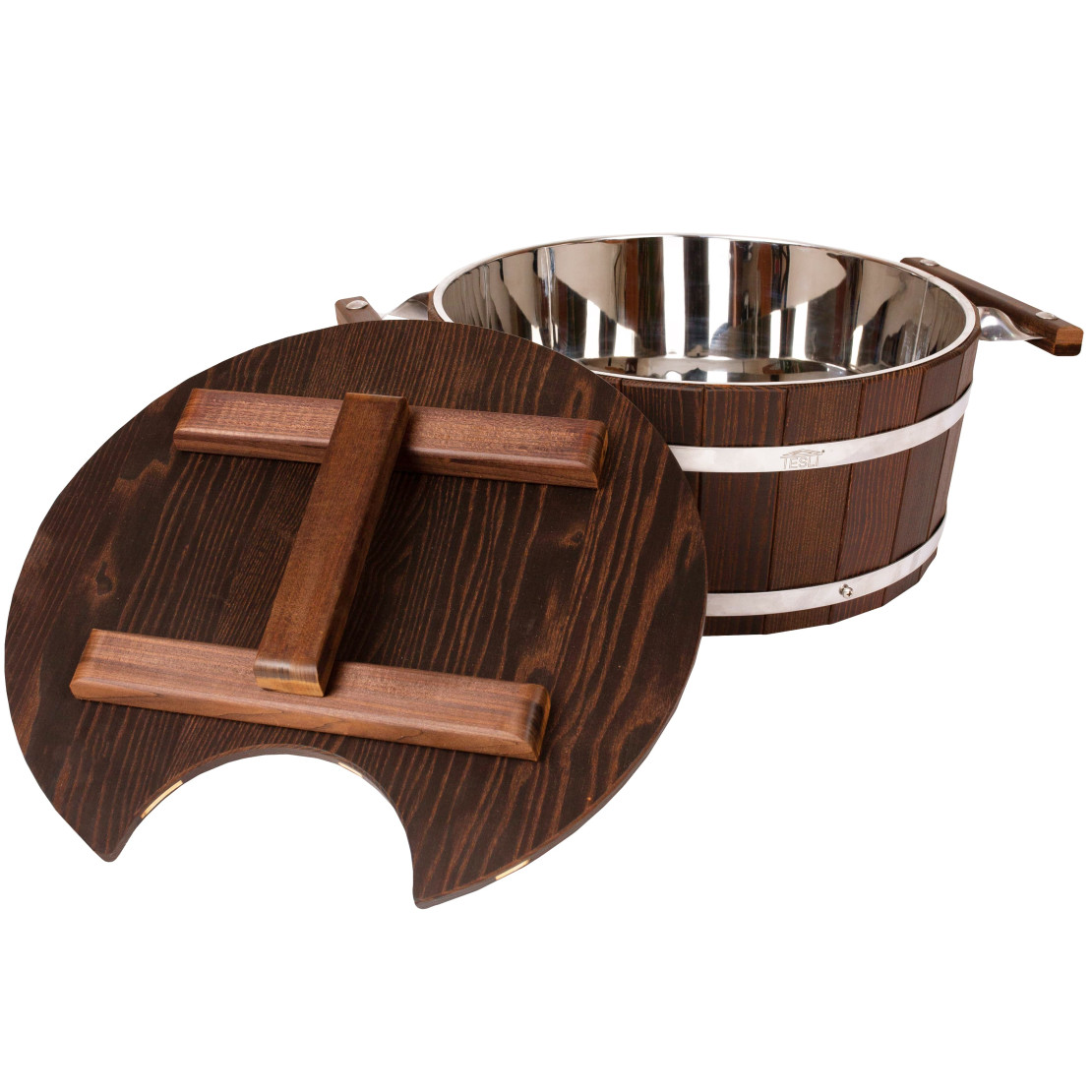Steamer Thermal 15 L with stainless steel insert with a lid