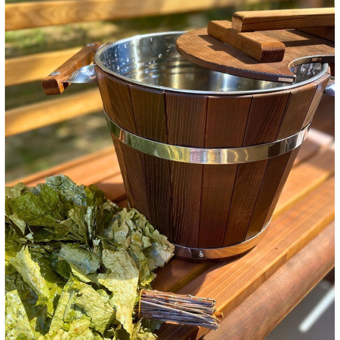 Steamer Thermal 20 L with stainless steel insert with a lid