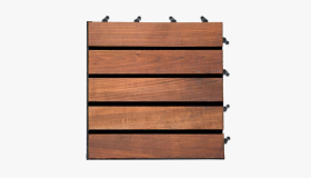 Wooden ladder for the floor